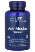 Life Extension Anti-Alcohol Vitamin B1 acetyl cysteine Benfotiamine milk thistle Glutathione 60 Caps