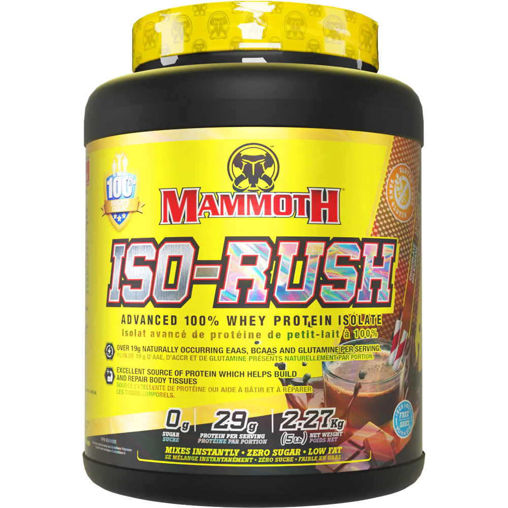 Mammoth Iso-Rush Premium Whey Protein Isolate 2,27 Kg – Supplementhane