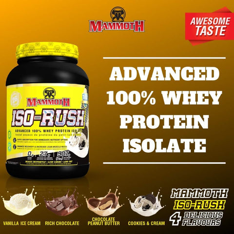 Mammoth Iso-Rush Premium Whey Protein Isolate 2,27 Kg