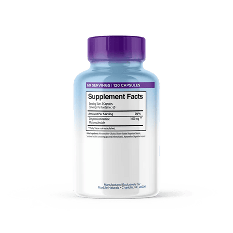 Maxlife Naturals Liposomal NMNH 1000mg Nicotinamide Mononucleotide - 120 Caps