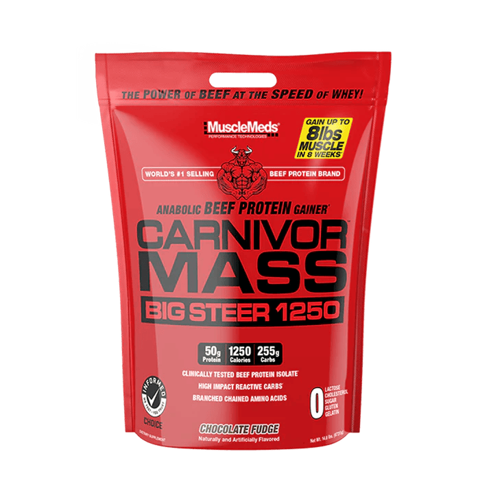 Musclemeds Beef Protein Carnivor Mass Anabolic Big Steer Gainer 6800g