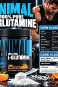 Animal 100% Pure L-Glutamine — 420gr Mandalina & Portakal
