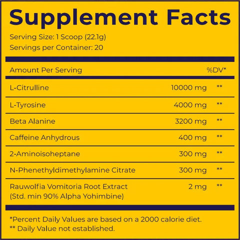 Dark Labs MANIACO PREWORKOUT - 40 SERVİS