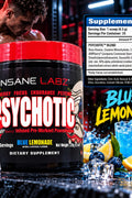 Insane Labz Psychotic Preworkout Blue Lemonade – 35 Servis