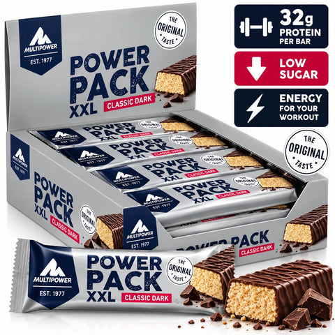 Multipower Power Pack XXL Classic Protein bar 60 Gr 12 Adet - Muz aroma