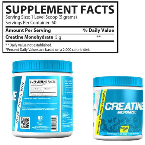 Muscle Rulz CREATINE Mikronize 5000MG 60 Servis (ABD MENŞEİ)