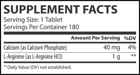 Muscle Rulz Arginine Nitric Oxide 1000 MG 180 Tablet