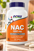 Now NAC N-Acetyl Cysteine 1000 mg 250 Tablet Vegetarian and Vegan Non-GMO
