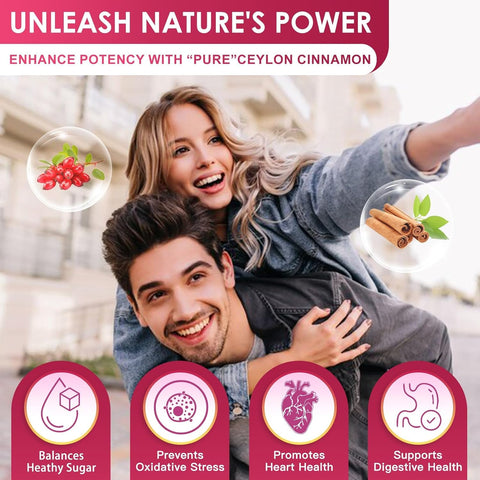 NATURE TARGET Berberine HCl 1200mg with Ceylon Cinnamon Chromium Immune Digestive Health Non-GMO 120 Caps