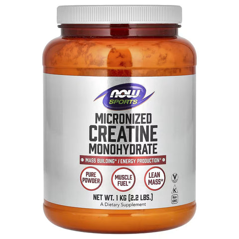 NOW Foods Sports Micronized Creatine Monohydrate 1 kg