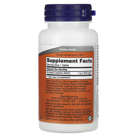 NOW Foods, NAC, 1,000 mg, 60 Tablet