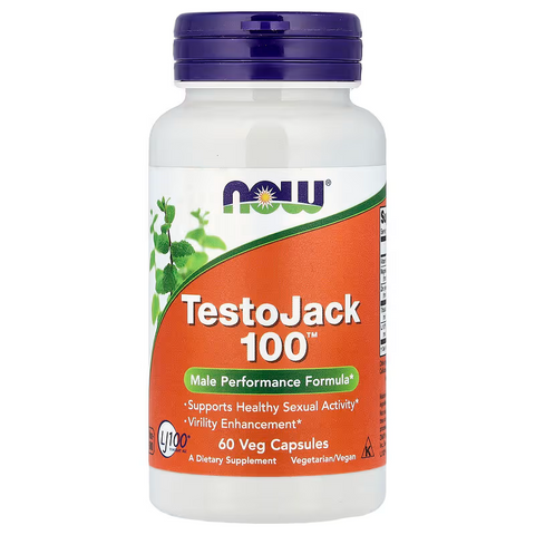 NOW Foods TestoJack LJ100 Longjack Tongkat ali , Zinc , Magnesium , Tribulus 100 60 Veg Caps