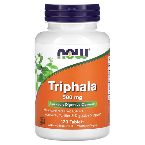 NOW Foods, Triphala+Magnesium Oxide 500 mg, 120 Tablet