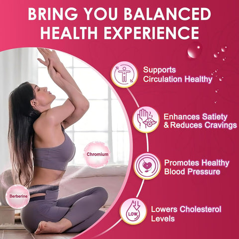 NATURE TARGET Berberine HCl 1200mg with Ceylon Cinnamon Chromium Immune Digestive Health Non-GMO 120 Caps