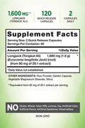 Natures Truth Longjack Tongkat Ali 1600 mg 120 Quick Release Caps