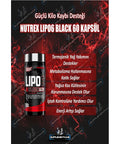 NutreX LIPO6 BLACK 60 Kapsül Abd versiyon - Supplementhane