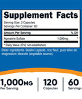 Nutricost Agmatine Sulfate 1000 MG 120 Capsules