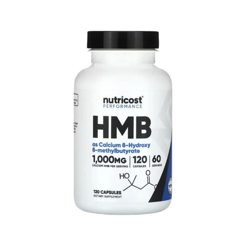 Nutricost HMB B-Hydroxy-B-methylbutyrate 1000 mg 120 Capsules