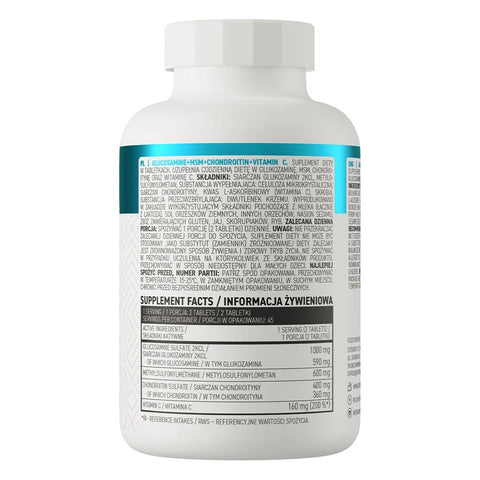 OstroVit Glucosamine + MSM + Chondroitin + Vitamin C 90 tab