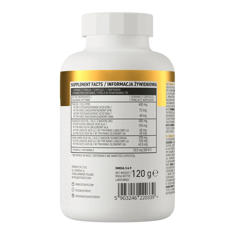 OstroVit Omega 3 - 3-6-9 90 caps