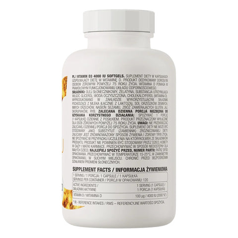 OstroVit Vitamin D3 4000 IU 120 caps
