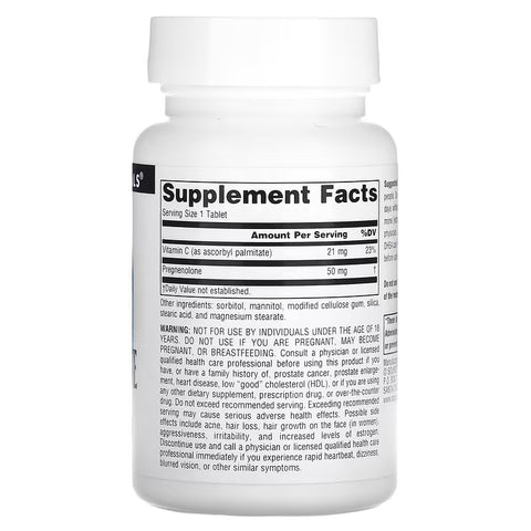 Source Naturals Pregnenolone 50 mg 120 Tablet