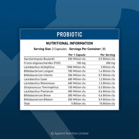 Applied Nutrition Digest Multi Probiotic(Probiyotik) 60 Caps