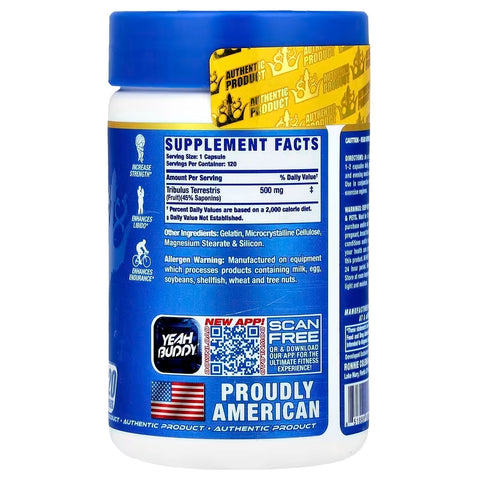 Ronnie Coleman Vital Edition Tribulus XS™ Increase Strength Enhances Endurance 500 mg  120 Caps