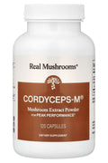 Real Mushrooms Organic Cordyceps Mushroom Powder 120 Caps
