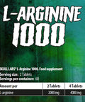 SKULL LABS L-Arginine 1000 mg - 120 tablet