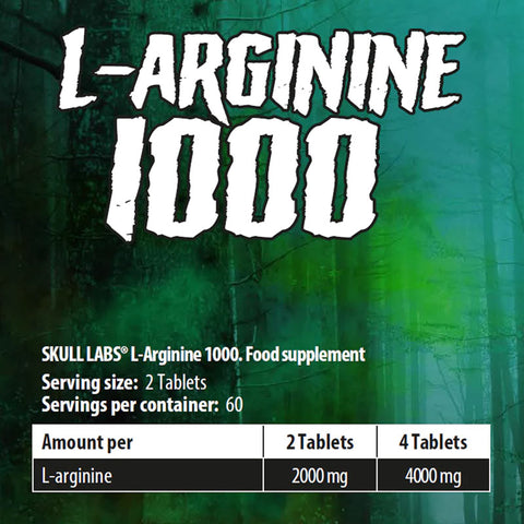 SKULL LABS L-Arginine 1000 mg - 120 tablet