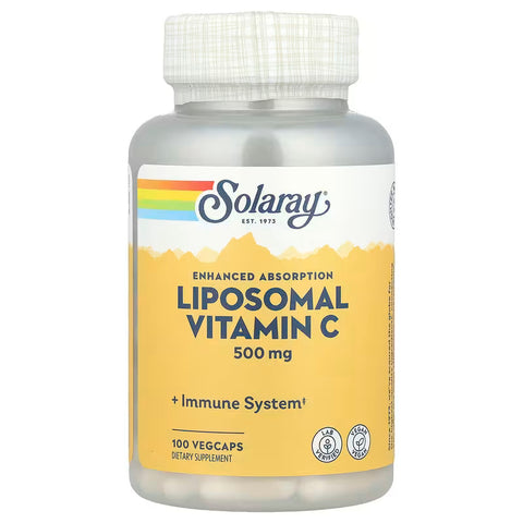 Solaray Enhanced Absorption Liposomal Vitamin C  Phosphatidylcholine Sunflowers 100 VegCaps
