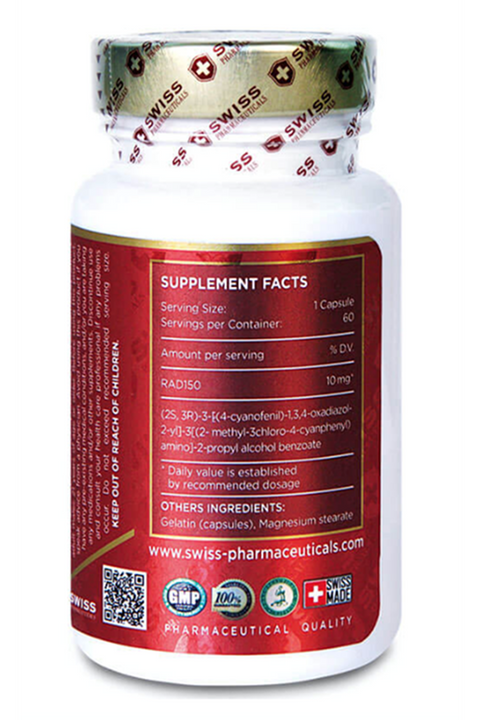 Swiss Pharmaceuticals Rad150 10 mg 60 Caps