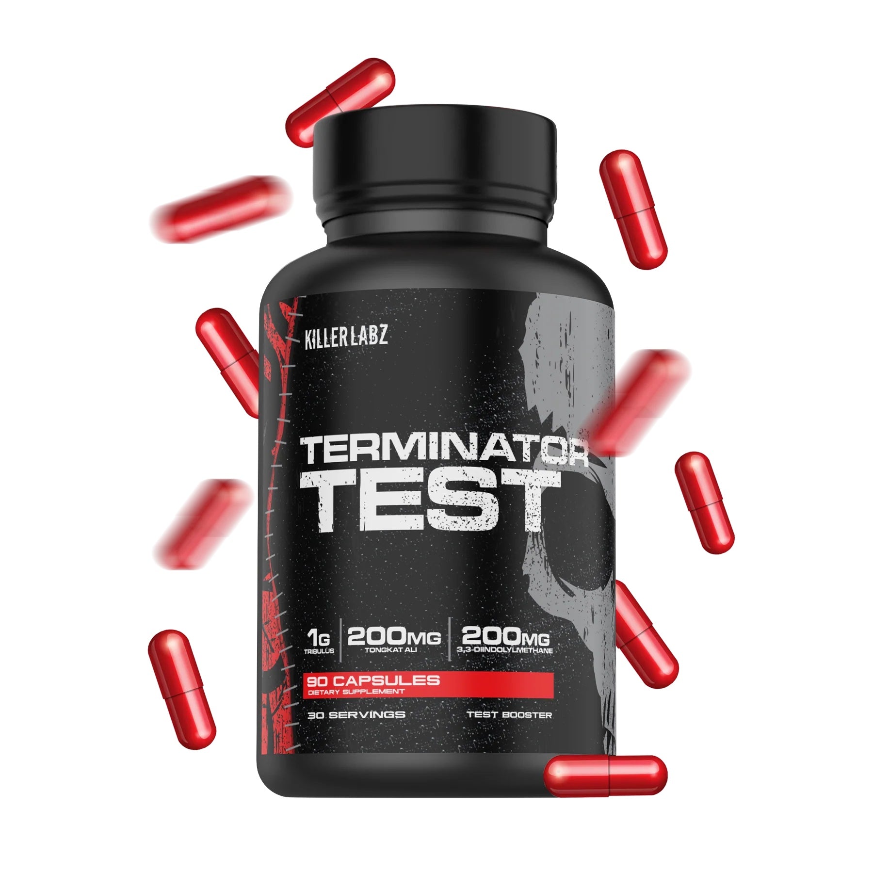 KILLER LABZ TERMINATOR TEST Tribulus , Longjack Tongkat ali 100:1 90 S ...