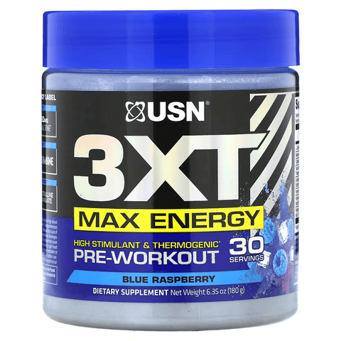 USN 3XT Max Energy High Stimulant & Thermogenic Ripped Burner PreWorkout 30 Servis