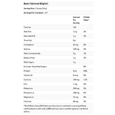Universal Animal Whey Protein Powder 816 Gr 27 Servis - Supplementhane