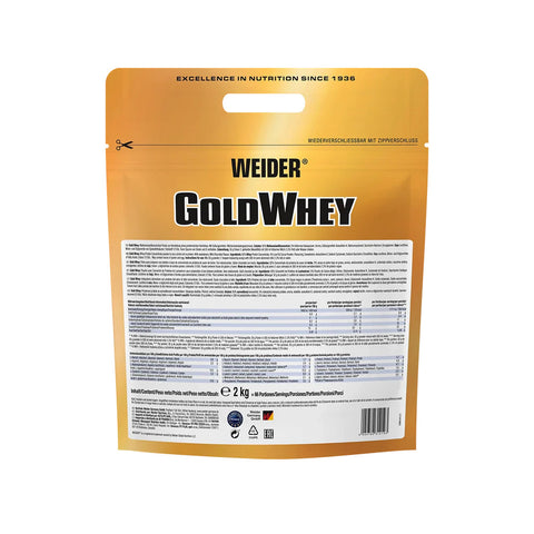 Weider Gold Whey Protein Low Sugar 2 Kg 66 Servis