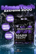MuscleTech Masstech Extreme 2000 High Protein Food For Weight Mass Gainer 5,44 Kg