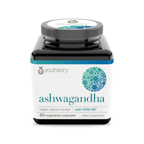 Youtheory Ashwagandha 60 Vegetarian Capsul
