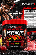 Insane Labz Psychotic Diablo Powder Thermogenic Fat Burner Yohimbine 60 Servis - Cherry Lemon