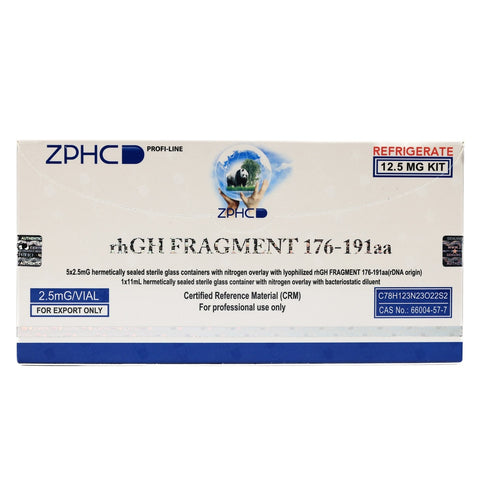 Zphc RHGH FRAGMENT 176-191aa 12.5MG -2.5 MG / VIAL -5 VIALS