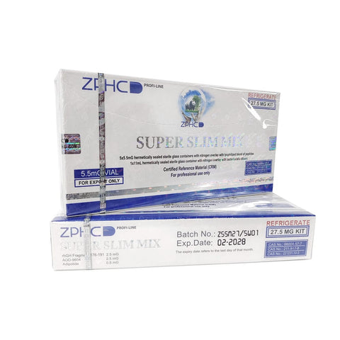Zphc Super Slim Mix AOD 9604 , FRAGMENT 176-191 27,5 mg 5 vials × 5,5 mg