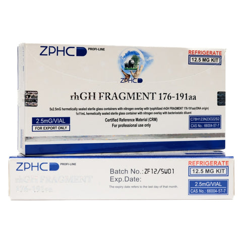 Zphc RHGH FRAGMENT 176-191aa 12.5MG -2.5 MG / VIAL -5 VIALS