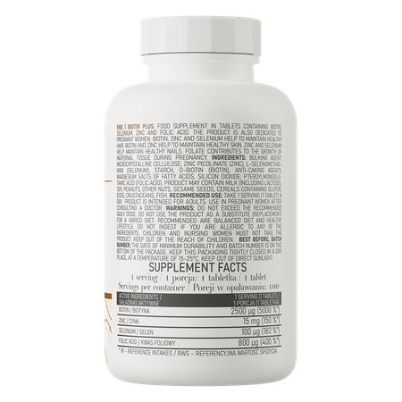 OstroVit Biotin Hair Plus 100 tablet