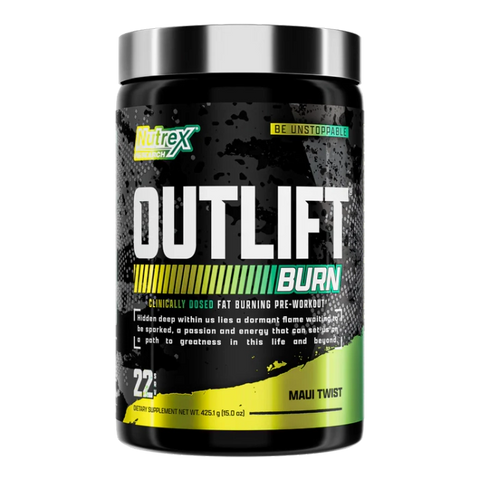 Nutrex Outlift Burn Clinically Dosed Fat Burning PreWorkout