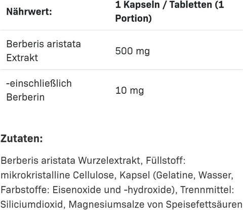 Allnutrition Berberine Indian Barberry Glucose support 500 mg – 90 Caps