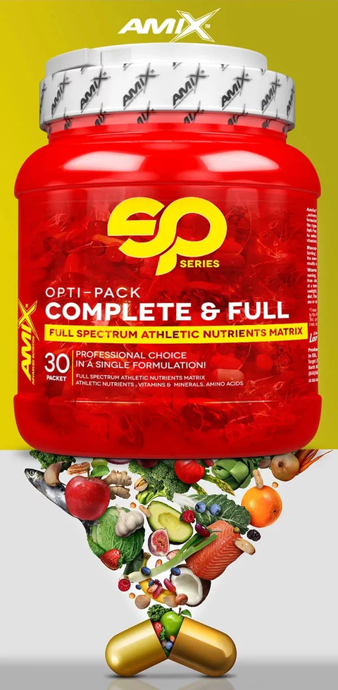 AMIX Opti Pak Complete & Full Amino Multivitamin 30 Packs.