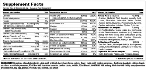 Universal Nutrition Animal PAK Powder 7 Serving (TOZ FORM)