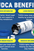 Applied Nutrition TUDCA + NAC - Liver & Antioxidant Support Bile Salts 800mg Tauroursodeoxycholic Acid 90 Caps