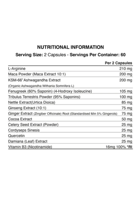 Applied Nutrition Sex Bomb Ashwagandha 120 Caps - Erkeklere özel - Supplementhane